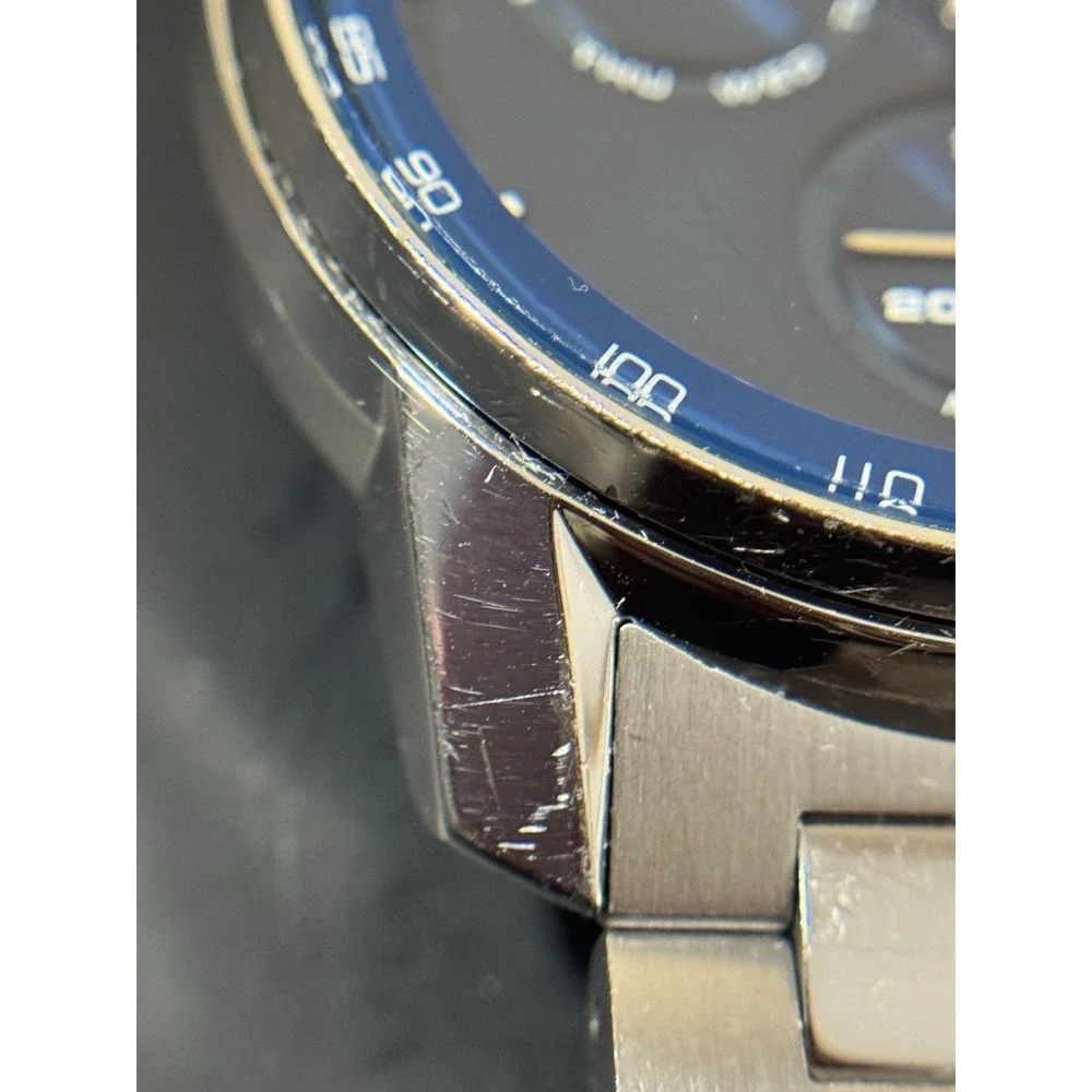 Movado Men's Bold Verso Silver-Tone Dial Quartz Watch